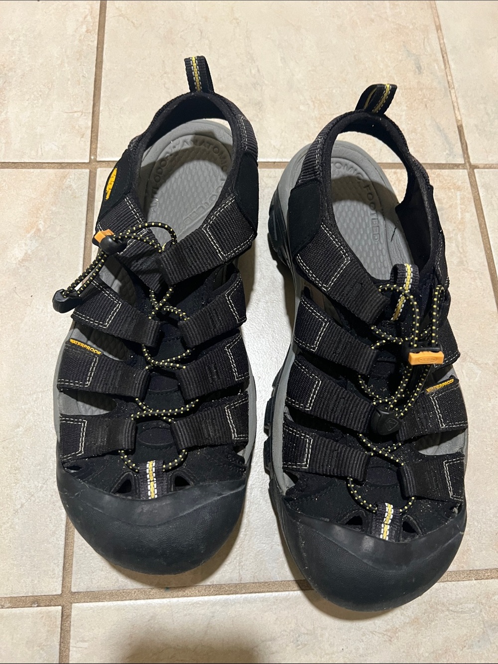 Keen Black and Gray Men's Outdoor Sandals